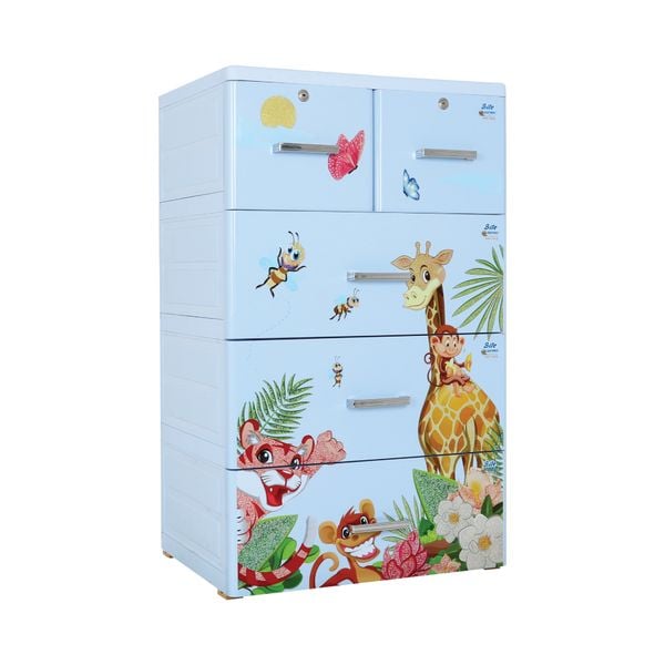 Tủ nhựa BITE 4 tầng - Nội Ngoại Thất Inox Nhựa - Qui Phúc - quiphuc.com