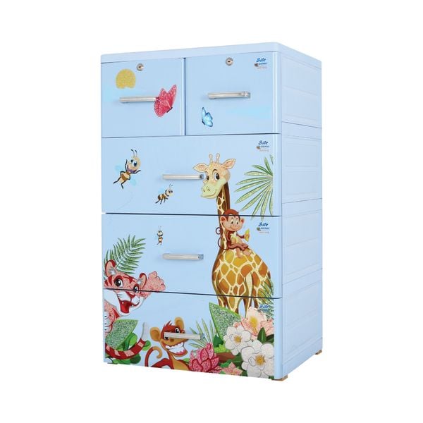 Tủ nhựa BITE 4 tầng - Nội Ngoại Thất Inox Nhựa - Qui Phúc - quiphuc.com
