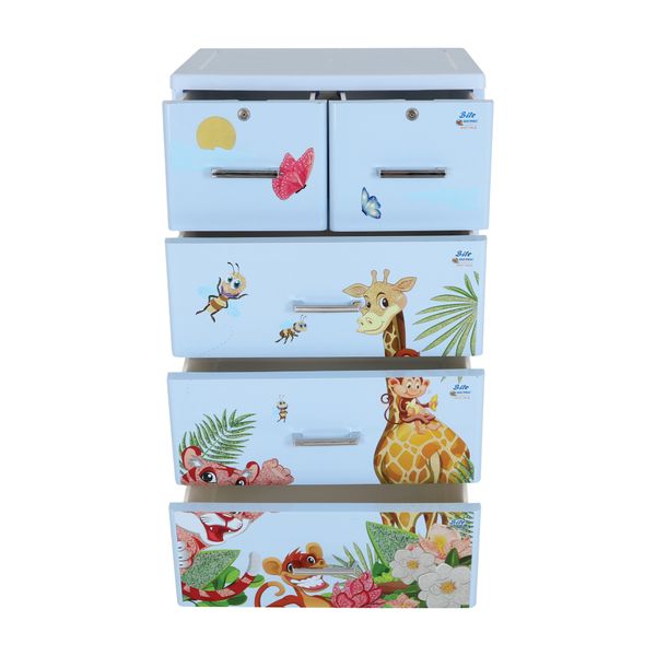 Tủ nhựa BITE 4 tầng - Nội Ngoại Thất Inox Nhựa - Qui Phúc - quiphuc.com