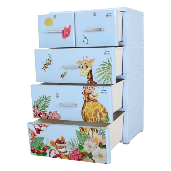 Tủ nhựa BITE 4 tầng - Nội Ngoại Thất Inox Nhựa - Qui Phúc - quiphuc.com