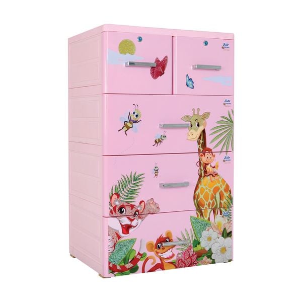 Tủ nhựa BITE 4 tầng - Nội Ngoại Thất Inox Nhựa - Qui Phúc - quiphuc.com