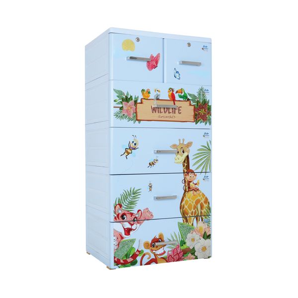 Tủ nhựa BITE 5 tầng - Nội Ngoại Thất Inox Nhựa - Qui Phúc - quiphuc.com
