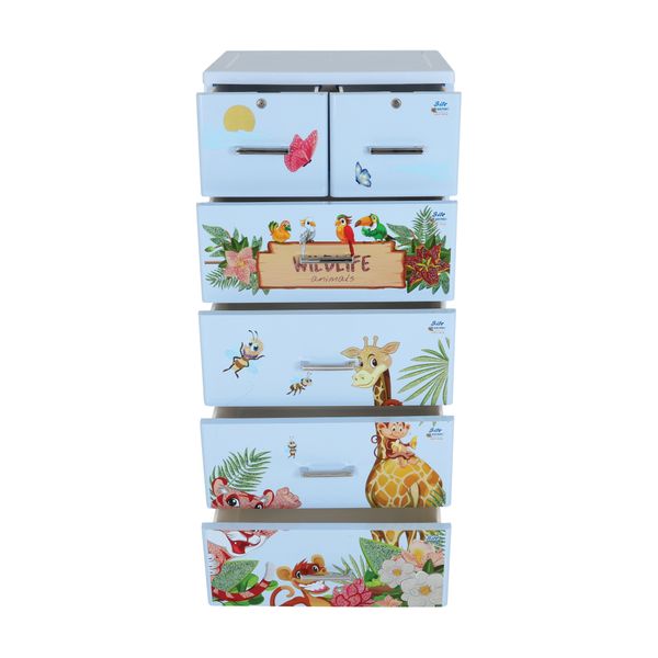 Tủ nhựa BITE 5 tầng - Nội Ngoại Thất Inox Nhựa - Qui Phúc - quiphuc.com