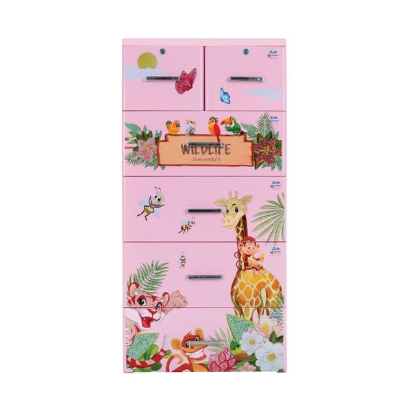 Tủ nhựa BITE 5 tầng - Nội Ngoại Thất Inox Nhựa - Qui Phúc - quiphuc.com