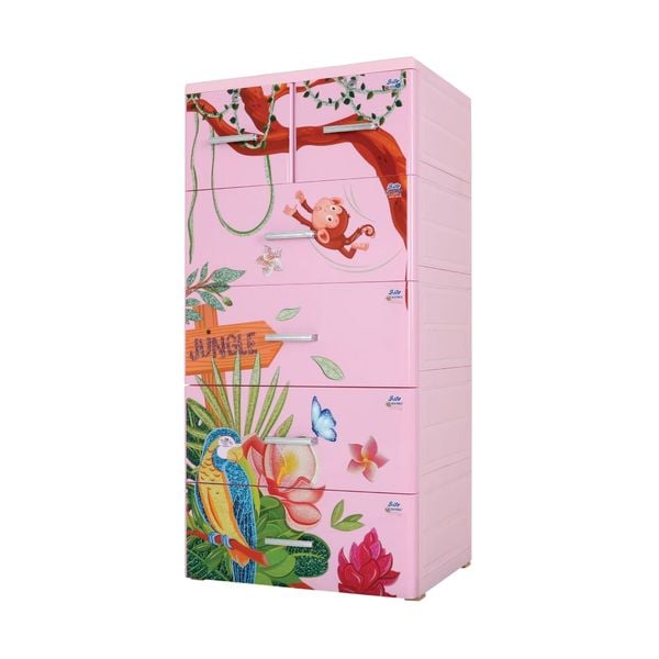 Tủ nhựa BITE 5 tầng - Nội Ngoại Thất Inox Nhựa - Qui Phúc - quiphuc.com