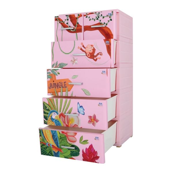 Tủ nhựa BITE 5 tầng - Nội Ngoại Thất Inox Nhựa - Qui Phúc - quiphuc.com