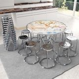  Bộ bàn tròn inox FELIX Limited 1m2 10 ghế 