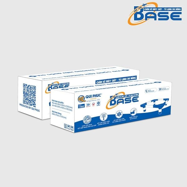 Chân kê tủ lạnh máy giặt BASE - Nội Ngoại Thất Inox Nhựa - Qui Phúc - quiphuc.com