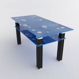  Bàn kiếng cường lực 2 tầng 