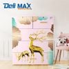 Tủ nhựa DELI MAX 4 tầng - Nội Ngoại Thất Inox Nhựa - Qui Phúc - quiphuc.com