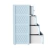 Tủ nhựa DELI MAX 4 tầng - Nội Ngoại Thất Inox Nhựa - Qui Phúc - quiphuc.com