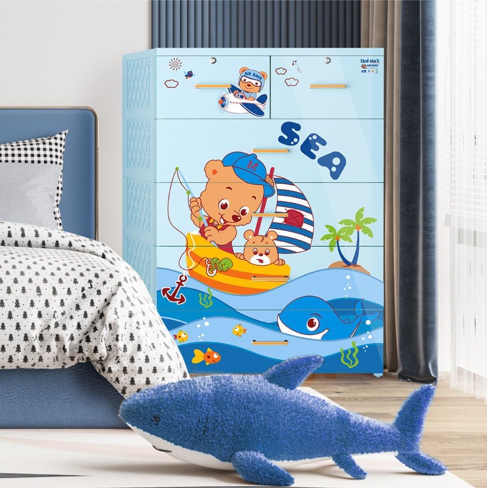  Tủ nhựa DELI MAX 5 tầng 