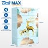 Tủ nhựa DELI MAX 5 tầng - Nội Ngoại Thất Inox Nhựa - Qui Phúc - quiphuc.com