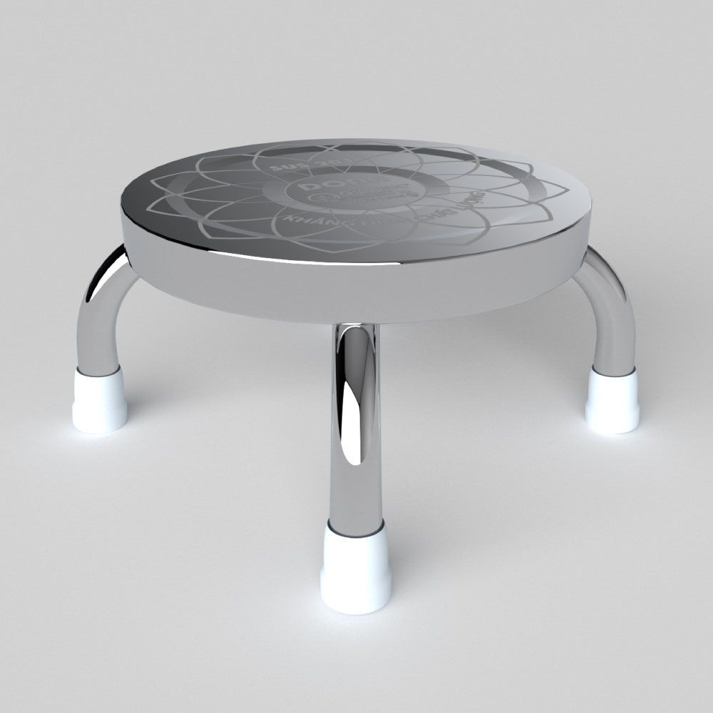  Ghế đẩu inox đòn DONA mặt 28 phi 22 