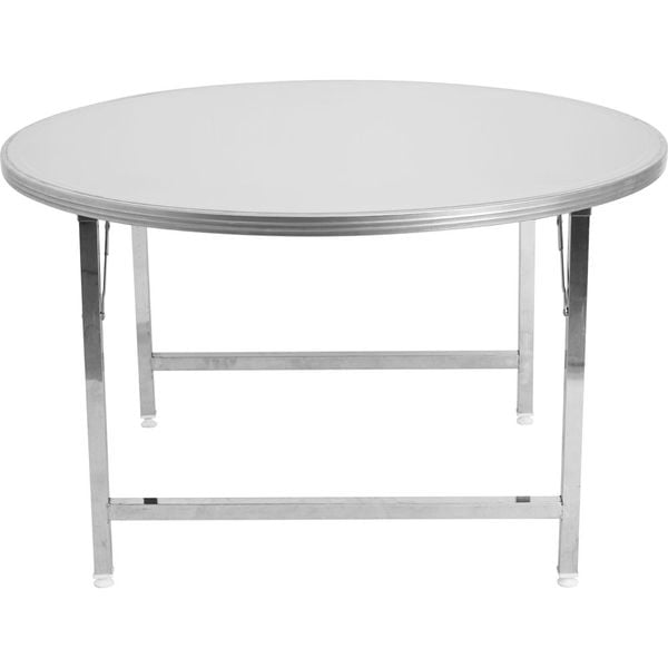 Bàn Inox Dona chân xếp thái 1m2 - Nội Ngoại Thất Inox Nhựa - Qui Phúc - quiphuc.com