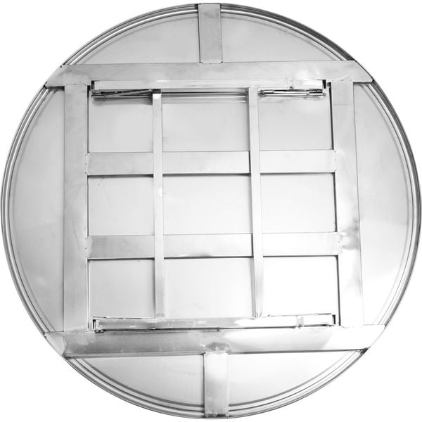 Bàn Inox Dona chân xếp thái 1m2 - Nội Ngoại Thất Inox Nhựa - Qui Phúc - quiphuc.com