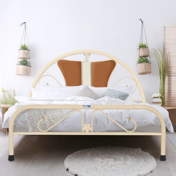 Giường sắt DONA đầu tròn - Nội Ngoại Thất Inox Nhựa - Qui Phúc - quiphuc.com