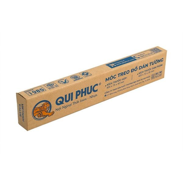 Móc treo đồ dán tường - Nội Ngoại Thất Inox Nhựa - Qui Phúc - quiphuc.com