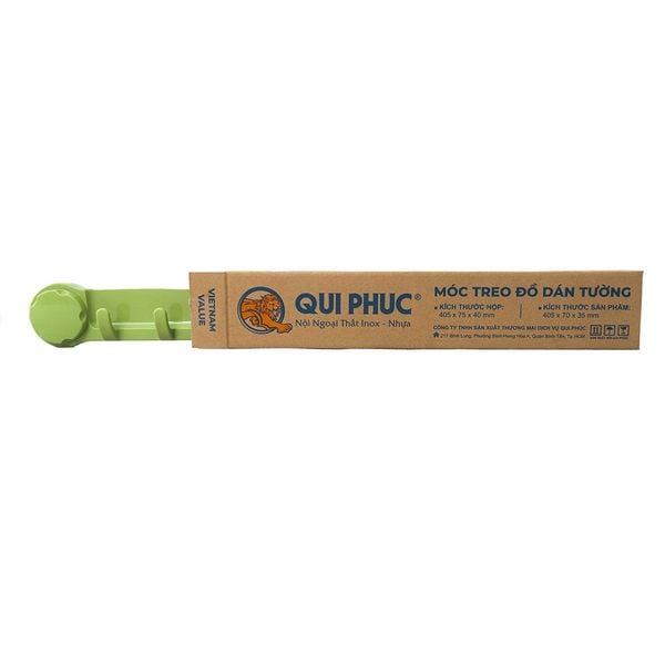 Móc treo đồ dán tường - Nội Ngoại Thất Inox Nhựa - Qui Phúc - quiphuc.com