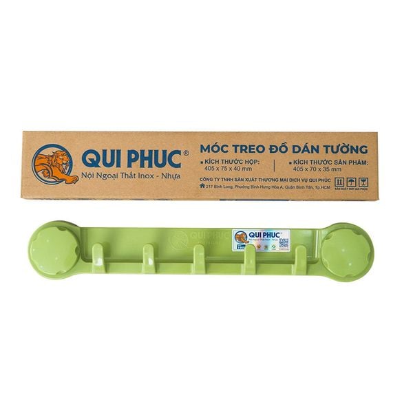 Móc treo đồ dán tường - Nội Ngoại Thất Inox Nhựa - Qui Phúc - quiphuc.com