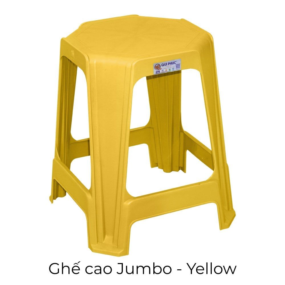 Ghế nhựa cao Jumbo Nội Ngoại Thất Inox Nhựa