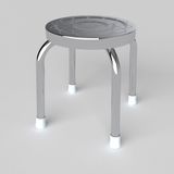  Ghế đẩu inox DONA S mặt 28 phi 25 