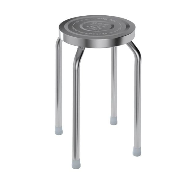 Ghế đẩu inox WIN mặt 28 phi 25 - Nội Ngoại Thất Inox Nhựa - Qui Phúc - quiphuc.com
