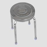 Ghế đẩu inox SUPER mặt 30 phi 25 