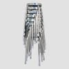Ghế đẩu inox SUPER mặt 30 phi 25 - Nội Ngoại Thất Inox Nhựa - Qui Phúc - quiphuc.com