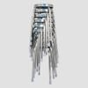 Ghế đẩu inox SUPER mặt 30 phi 25 - Nội Ngoại Thất Inox Nhựa - Qui Phúc - quiphuc.com