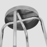  Ghế đẩu inox SUPER mặt 30 phi 25 