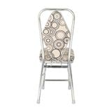  Ghế xếp nệm inox DELI L phi 25 