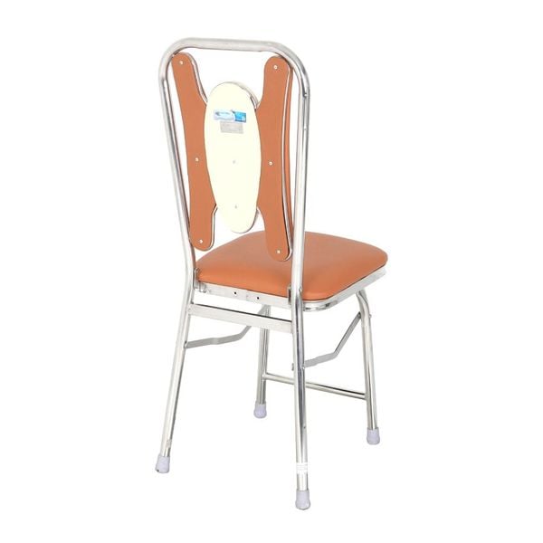 Ghế xếp nệm inox DELI Monkey phi 25 - Nội Ngoại Thất Inox Nhựa - Qui Phúc - quiphuc.com