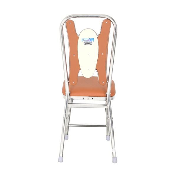 Ghế xếp nệm inox DELI Monkey phi 25 - Nội Ngoại Thất Inox Nhựa - Qui Phúc - quiphuc.com