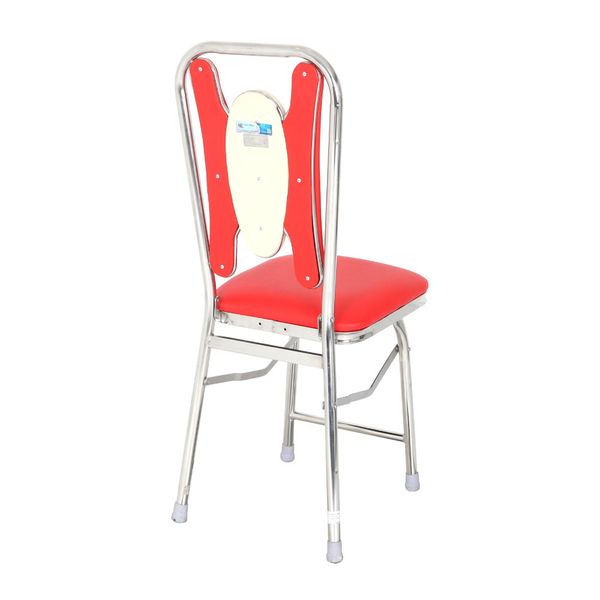 Ghế xếp nệm inox DELI Monkey phi 25 - Nội Ngoại Thất Inox Nhựa - Qui Phúc - quiphuc.com