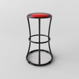  Ghế đôn 3 vòng sắt đỏ đen 