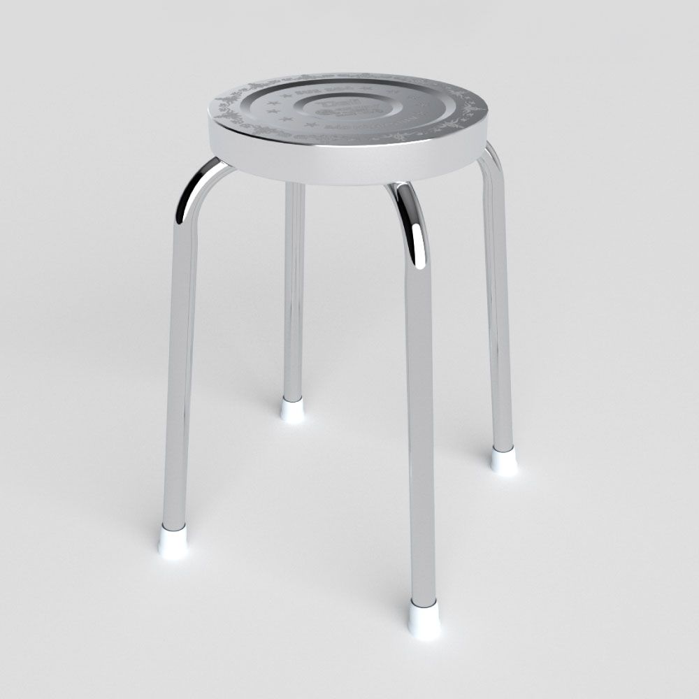  Ghế đẩu inox DELI mặt 30 phi 25 