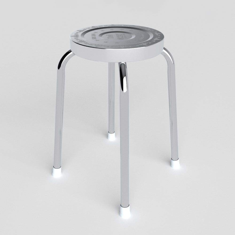  Ghế đẩu inox DELI mặt 30 phi 25 