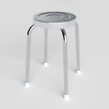  Ghế đẩu inox DELI mặt 30 phi 25 