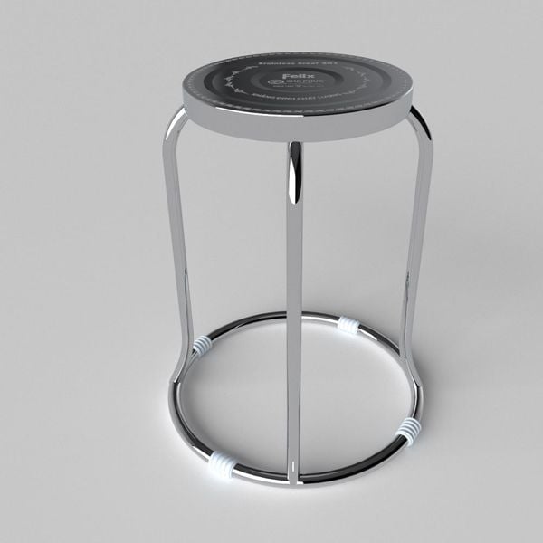 Ghế đôn inox FELIX mặt 28 phi 19 - Nội Ngoại Thất Inox Nhựa - Qui Phúc - quiphuc.com