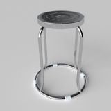  Ghế đôn inox FELIX mặt 28 phi 19 