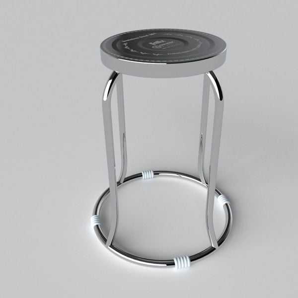 Ghế đôn inox FELIX mặt 28 phi 19 - Nội Ngoại Thất Inox Nhựa - Qui Phúc - quiphuc.com