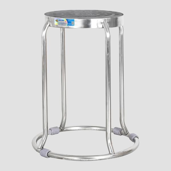 Ghế đôn inox SUPER mặt 30 phi 19