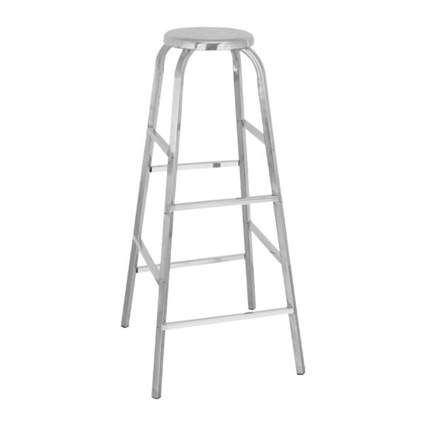 Ghế đốt nhang inox DELI chân vuông phi 25 mặt tròn - Nội Ngoại Thất Inox Nhựa - Qui Phúc - quiphuc.com