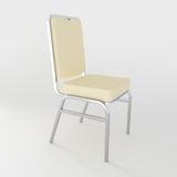  Ghế Mã Lai đầu vuông sườn inox 