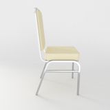  Ghế Mã Lai đầu vuông sườn inox 