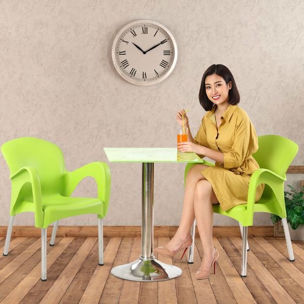 Ghế Nữ hoàng chân inox Qui Phúc - Nội Ngoại Thất Inox Nhựa - Qui Phúc - quiphuc.com