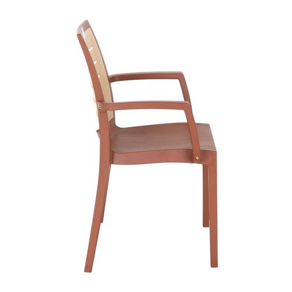 Ghế nhựa PARIS có tay - Nội Ngoại Thất Inox Nhựa - Qui Phúc - quiphuc.com