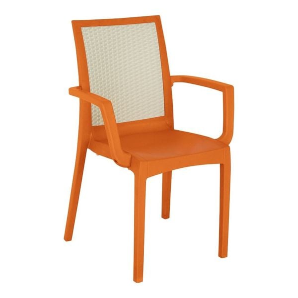 Ghế nhựa PARIS có tay - Nội Ngoại Thất Inox Nhựa - Qui Phúc - quiphuc.com