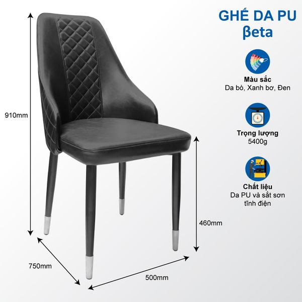 Bộ bàn CERAMIC trắng chân chữ U 6 ghế - Nội Ngoại Thất Inox Nhựa - Qui Phúc - quiphuc.com